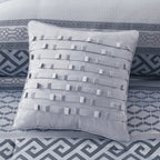 Ensemble de couette jacquard géométrique Madison Park Christian 7 pièces