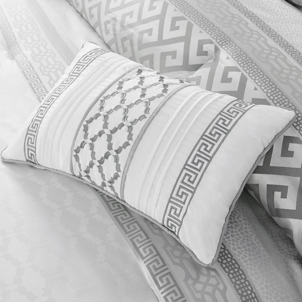 Ensemble de couette jacquard géométrique Madison Park Christian 7 pièces