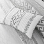 Ensemble de couette jacquard géométrique Madison Park Christian 7 pièces
