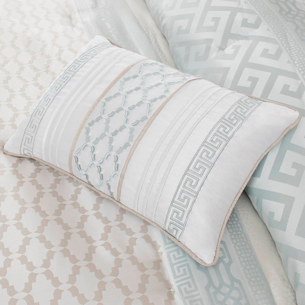 Ensemble de couette jacquard géométrique Madison Park Christian 7 pièces