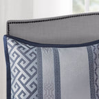 Ensemble de couette jacquard géométrique Madison Park Christian 7 pièces