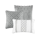 Ensemble de couette jacquard géométrique Madison Park Christian 7 pièces