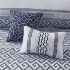 Ensemble de couette jacquard géométrique Madison Park Christian 7 pièces