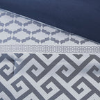 Ensemble de couette jacquard géométrique Madison Park Christian 7 pièces