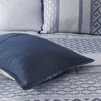 Ensemble de couette jacquard géométrique Madison Park Christian 7 pièces