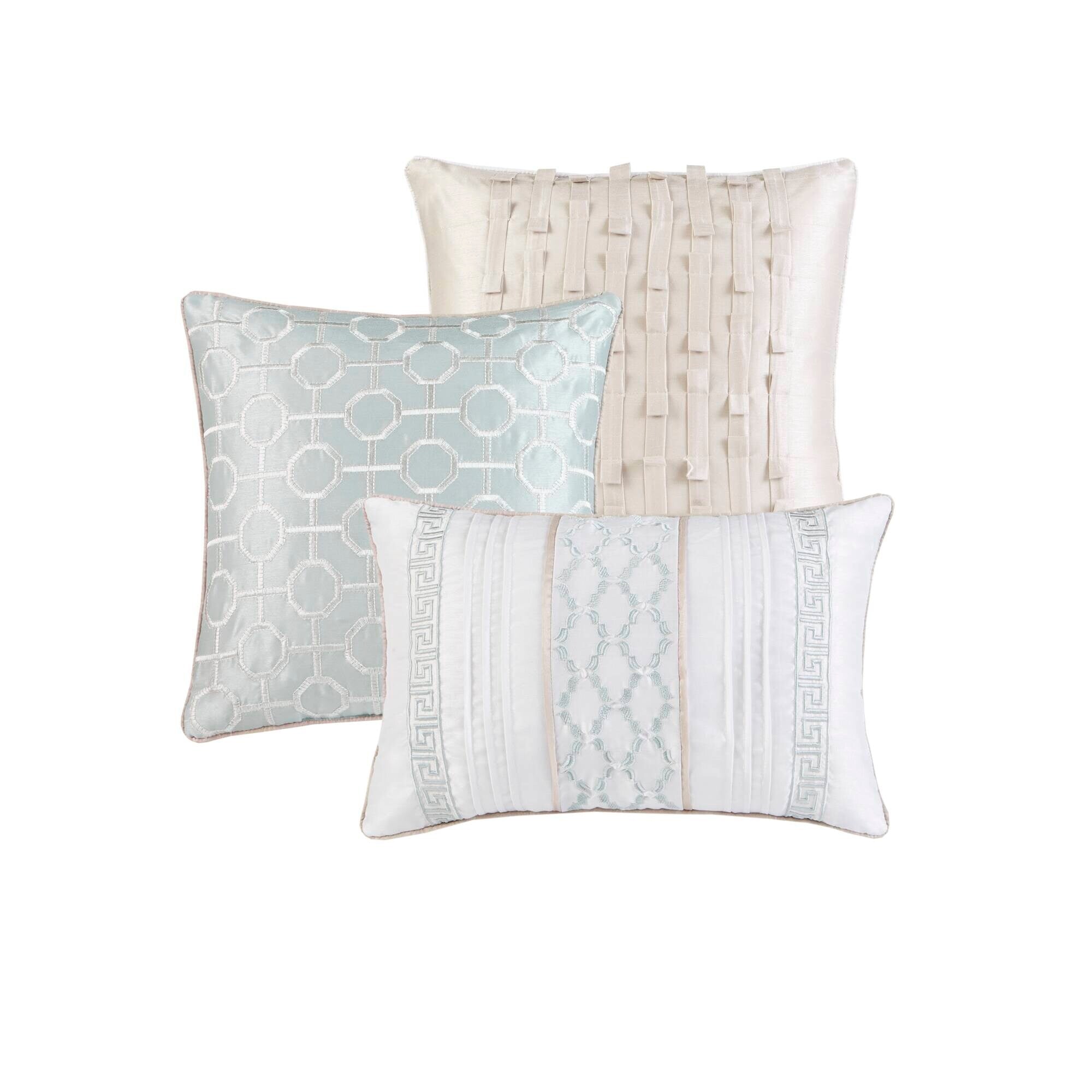 Ensemble de couette jacquard géométrique Madison Park Christian 7 pièces
