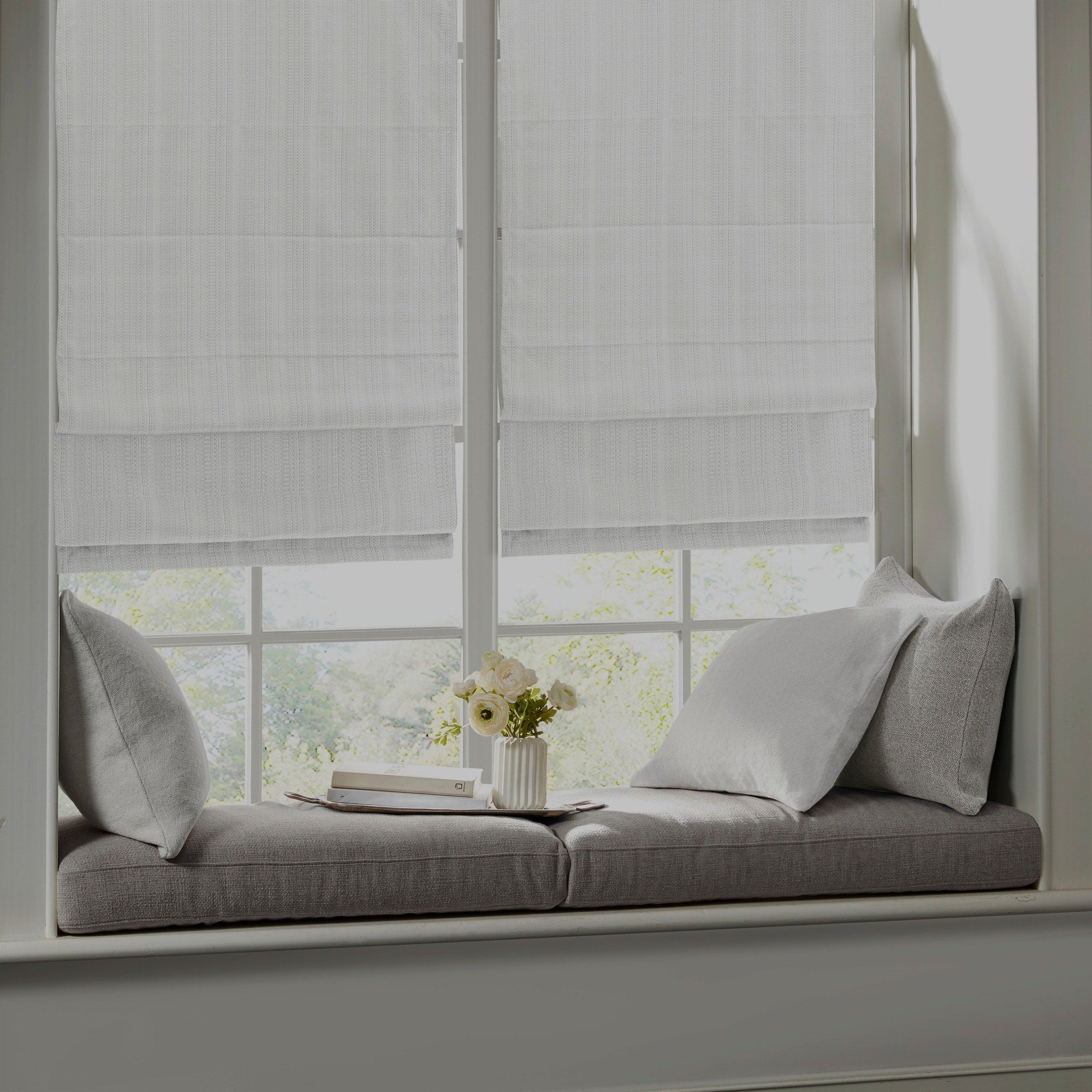 Store romain occultant sans fil Madison Park Colm Basketweave