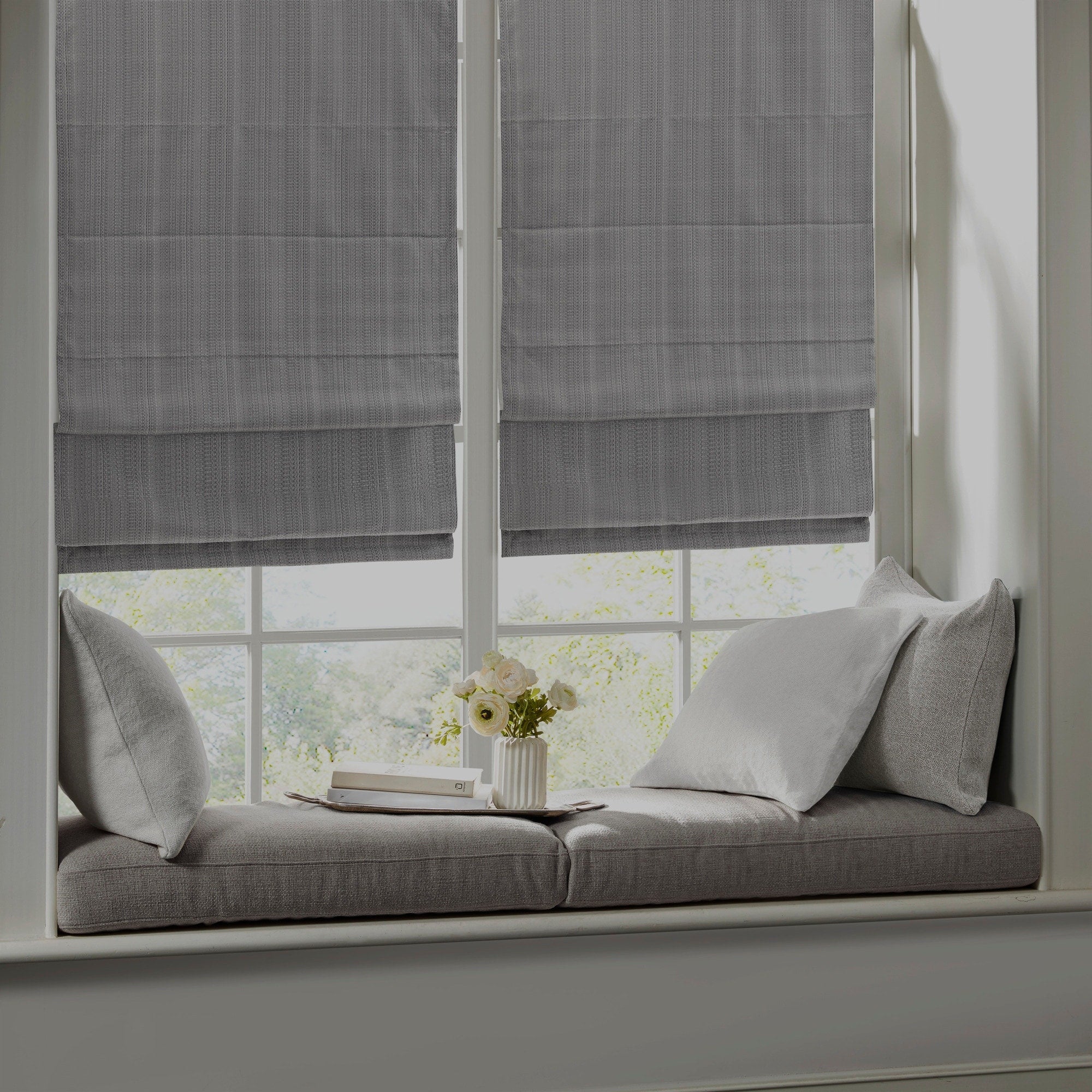 Store romain occultant sans fil Madison Park Colm Basketweave
