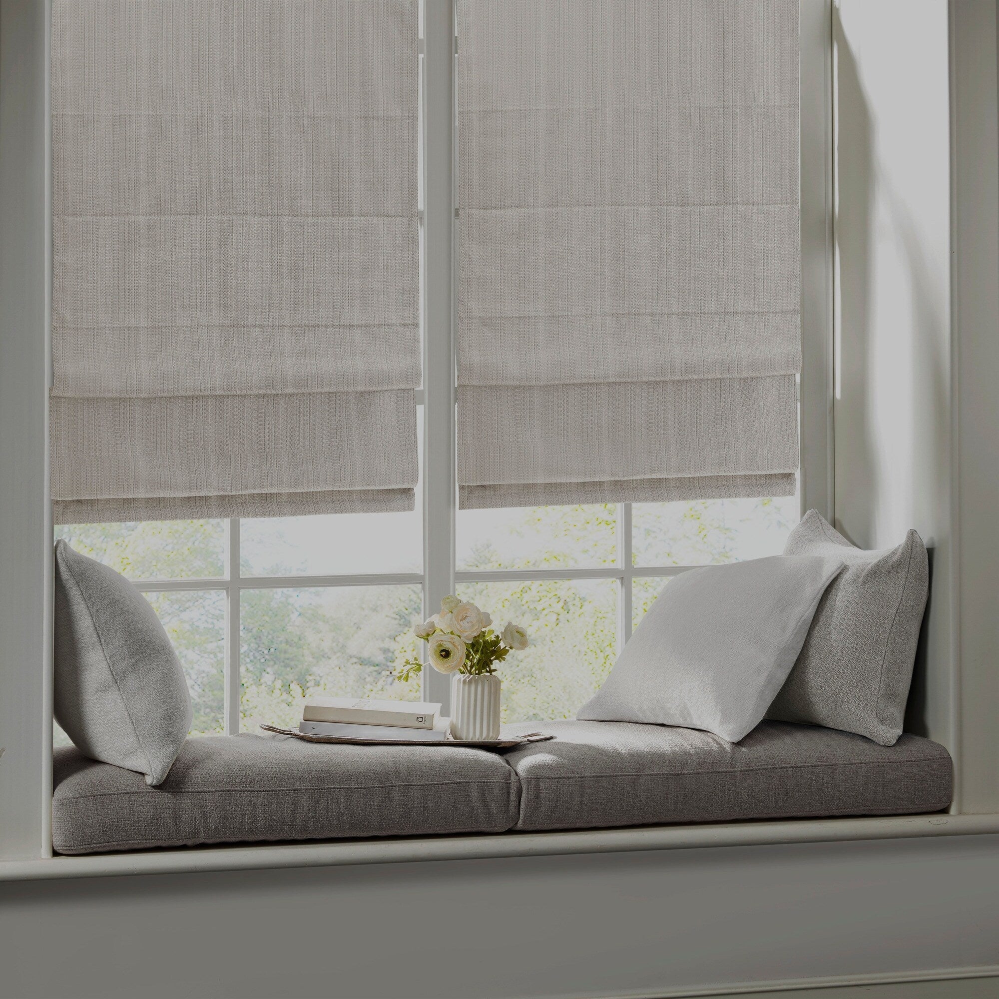 Store romain occultant sans fil Madison Park Colm Basketweave