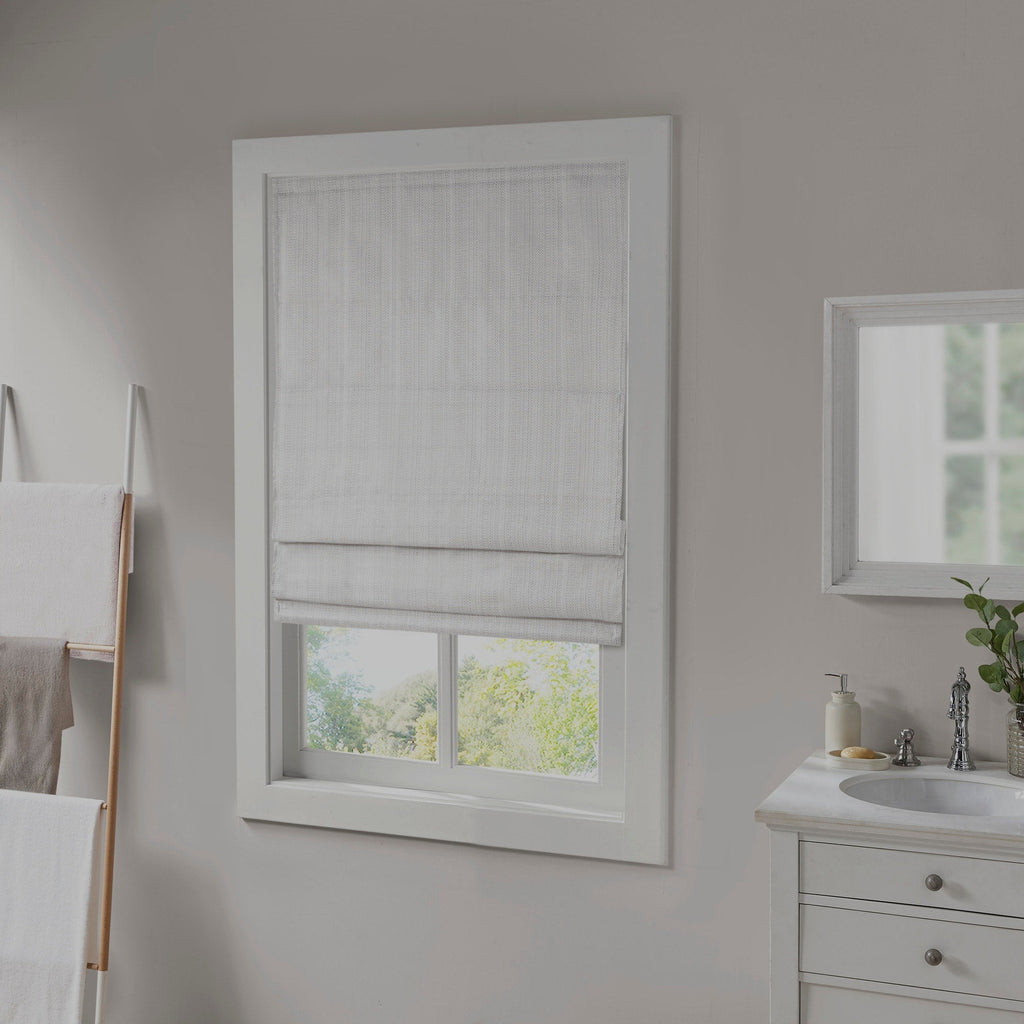 Store romain occultant sans fil Madison Park Colm Basketweave