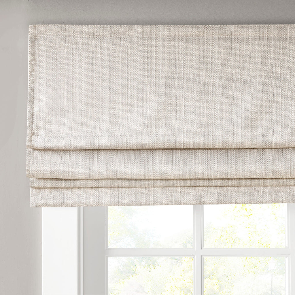 Store romain occultant sans fil Madison Park Colm Basketweave