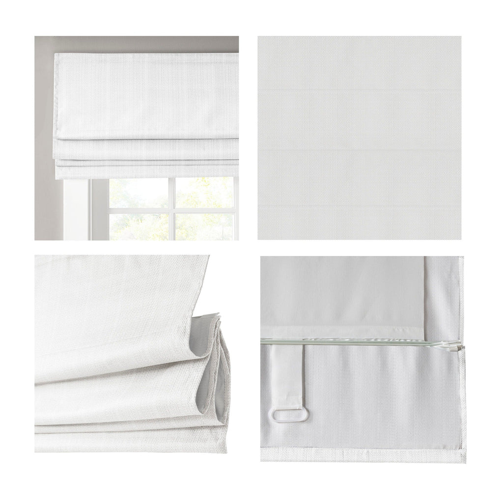 Store romain occultant sans fil Madison Park Colm Basketweave