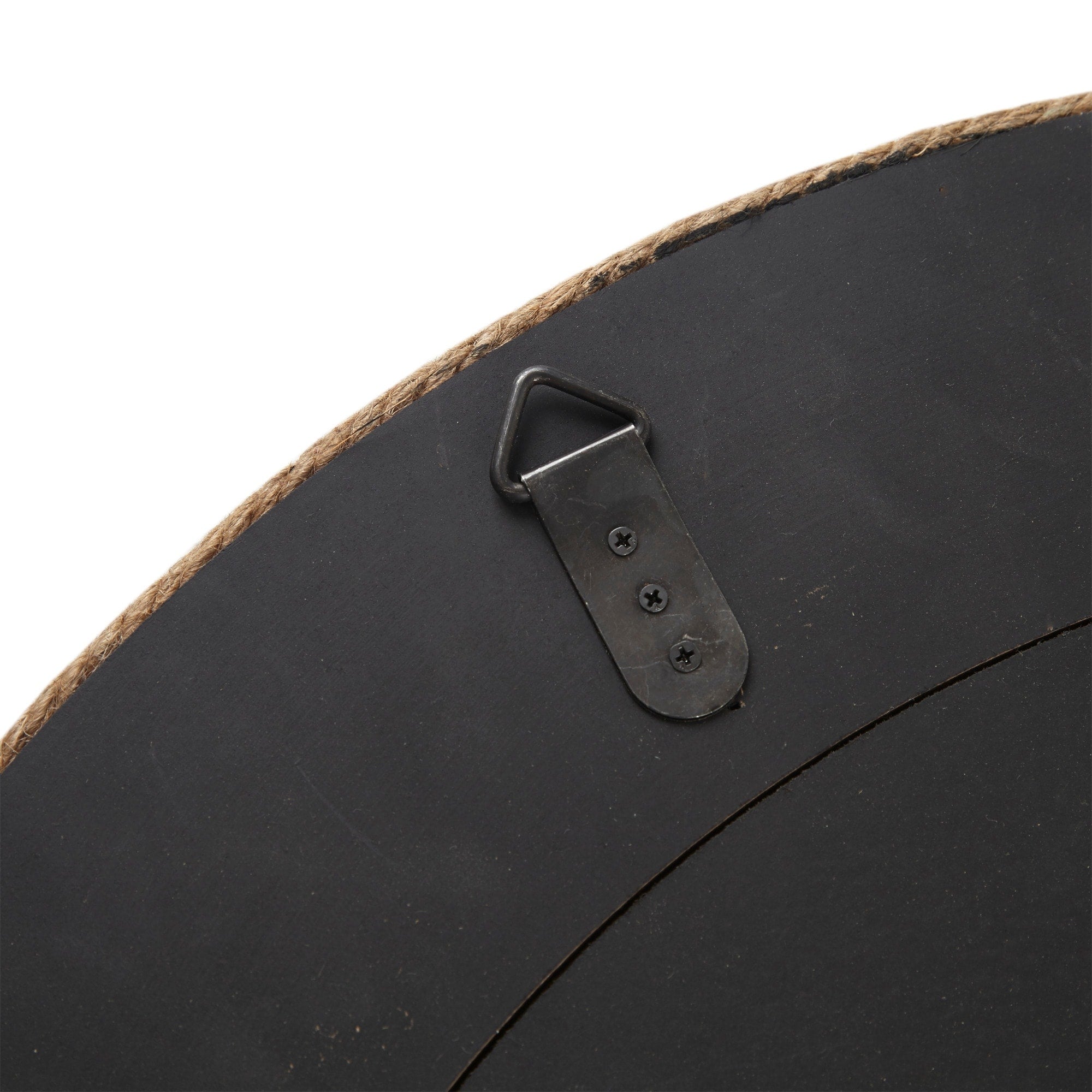Miroir mural rond en corde de jute naturelle Madison Park Cove 26