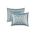 Ensemble de couette jacquard Madison Park Dillon 8 pièces