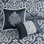 Ensemble de couette jacquard Madison Park Dillon 8 pièces