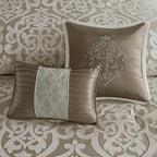 Ensemble de couette jacquard Madison Park Dillon 8 pièces