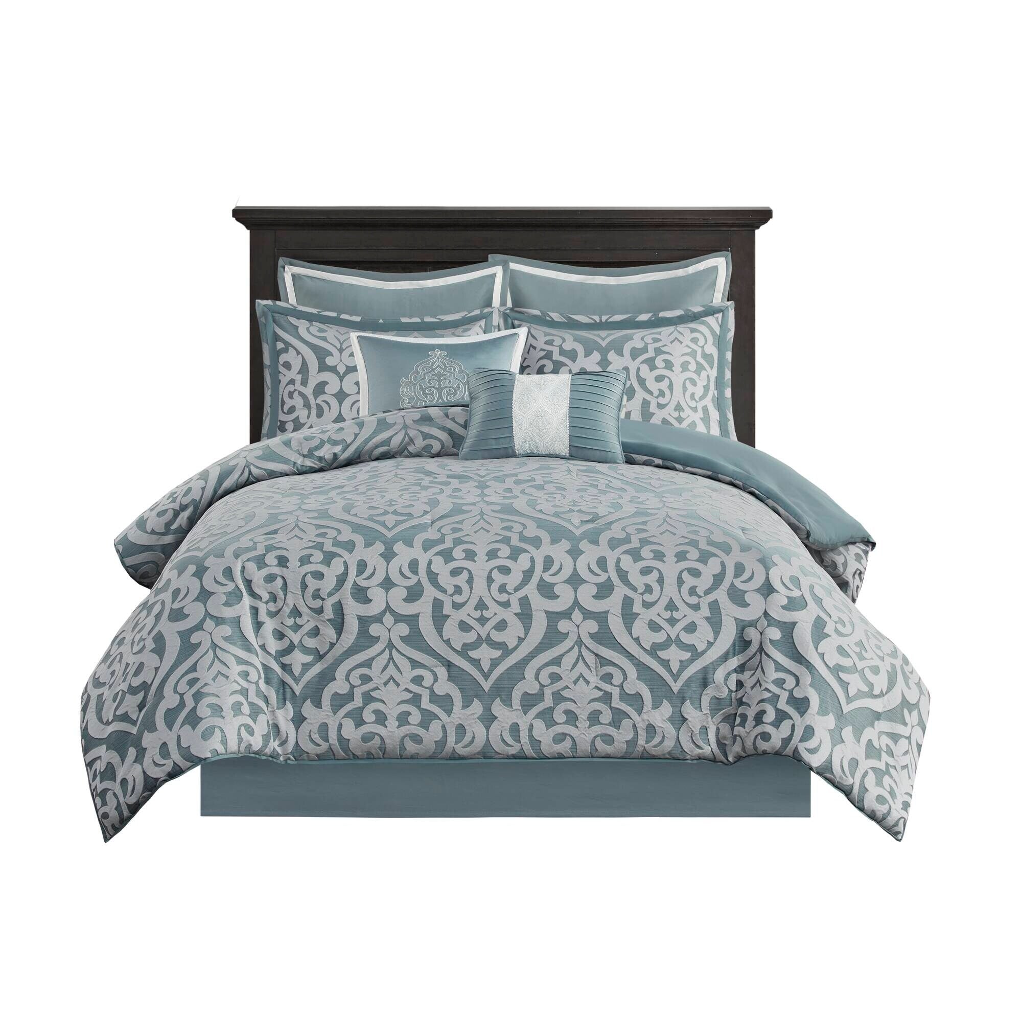 Ensemble de couette jacquard Madison Park Dillon 8 pièces