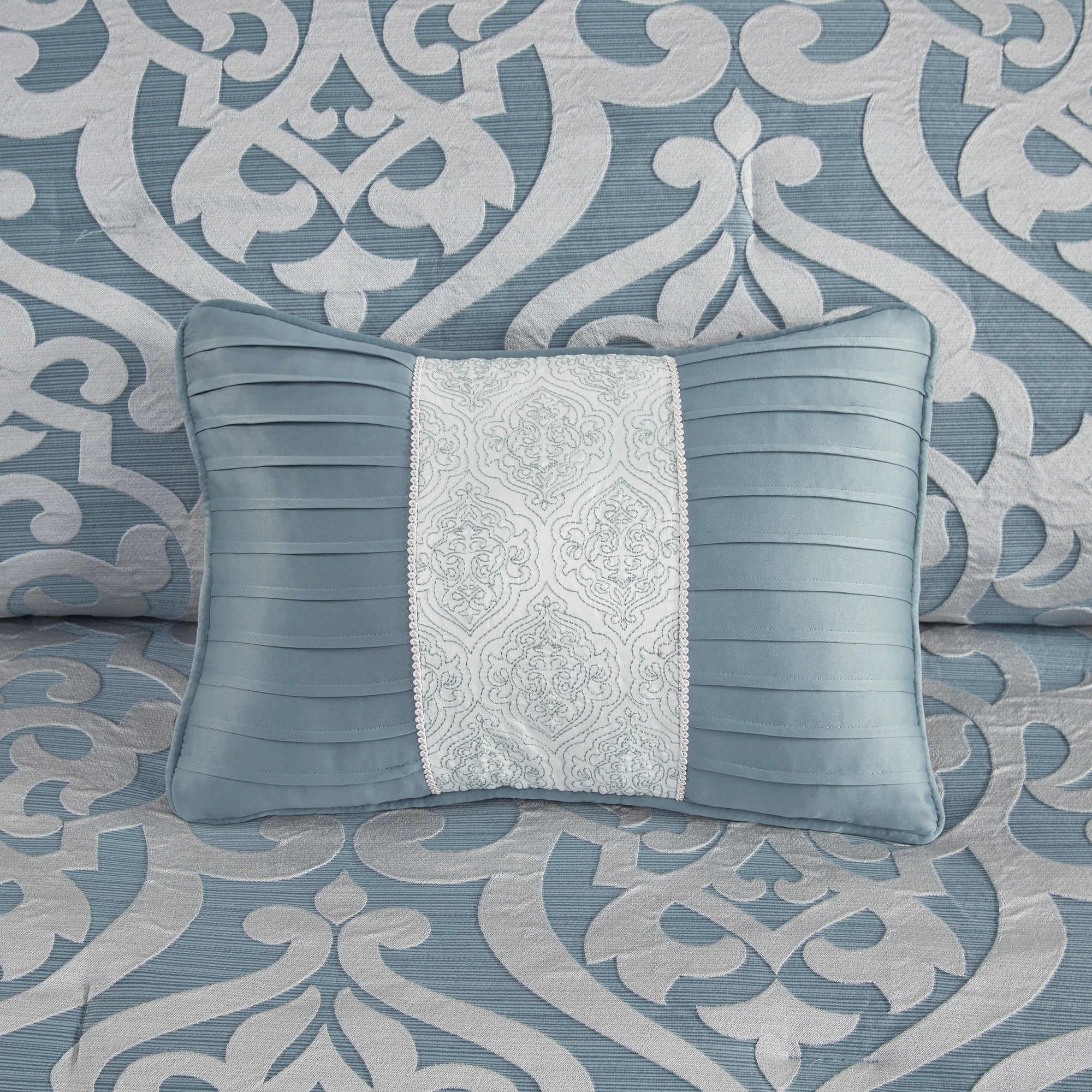 Ensemble de couette jacquard Madison Park Dillon 8 pièces