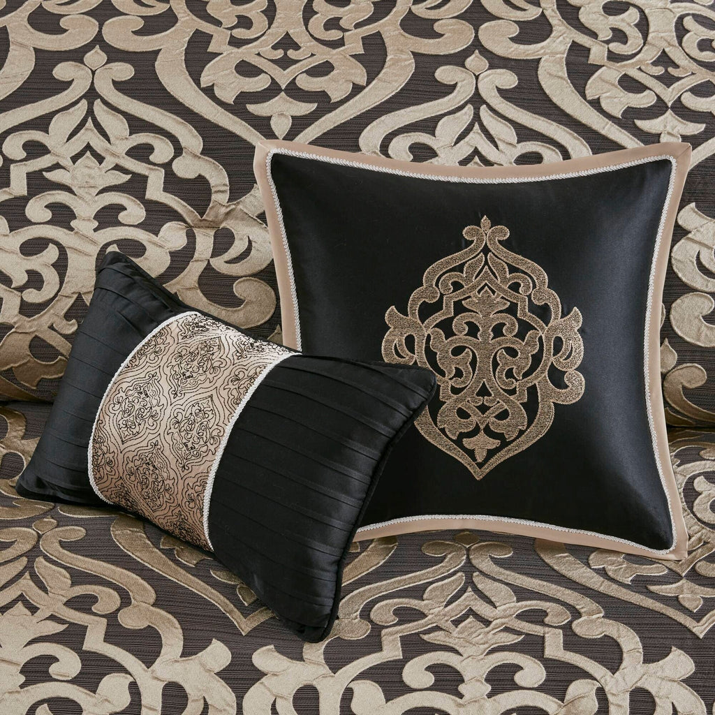 Ensemble de couette jacquard Madison Park Dillon 8 pièces