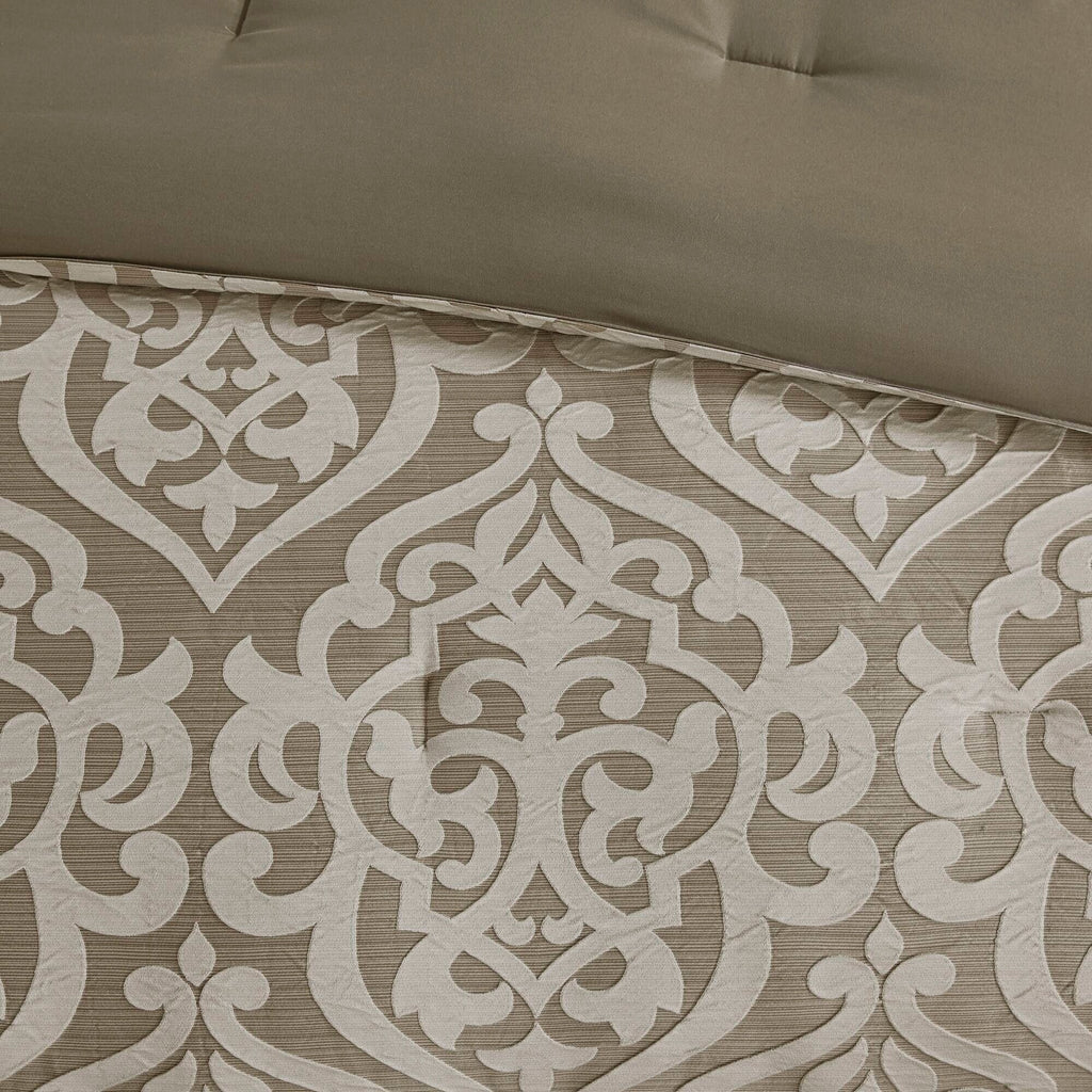 Ensemble de couette jacquard Madison Park Dillon 8 pièces