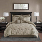 Ensemble de couette jacquard Madison Park Dillon 8 pièces