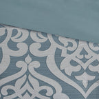 Ensemble de couette jacquard Madison Park Dillon 8 pièces