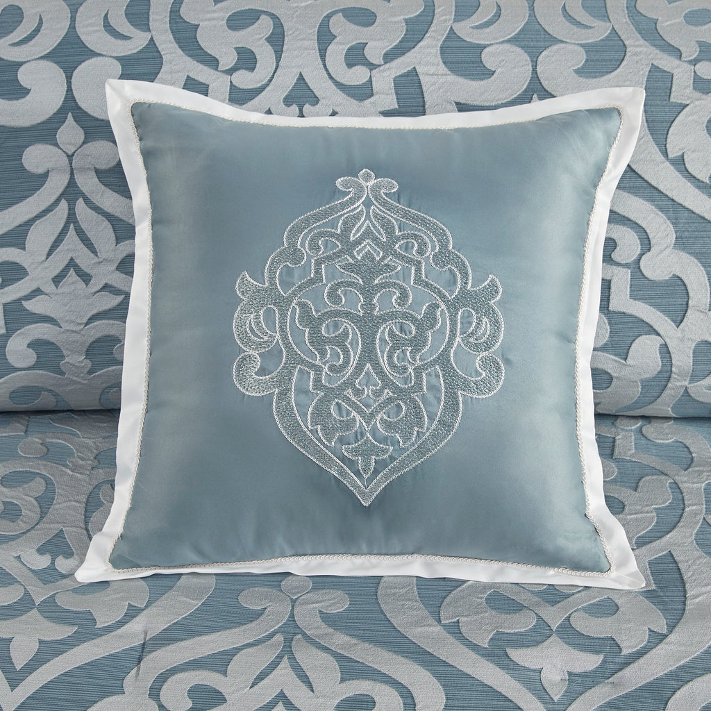 Ensemble de couette jacquard Madison Park Dillon 8 pièces
