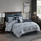 Ensemble de couette jacquard Madison Park Dillon 8 pièces
