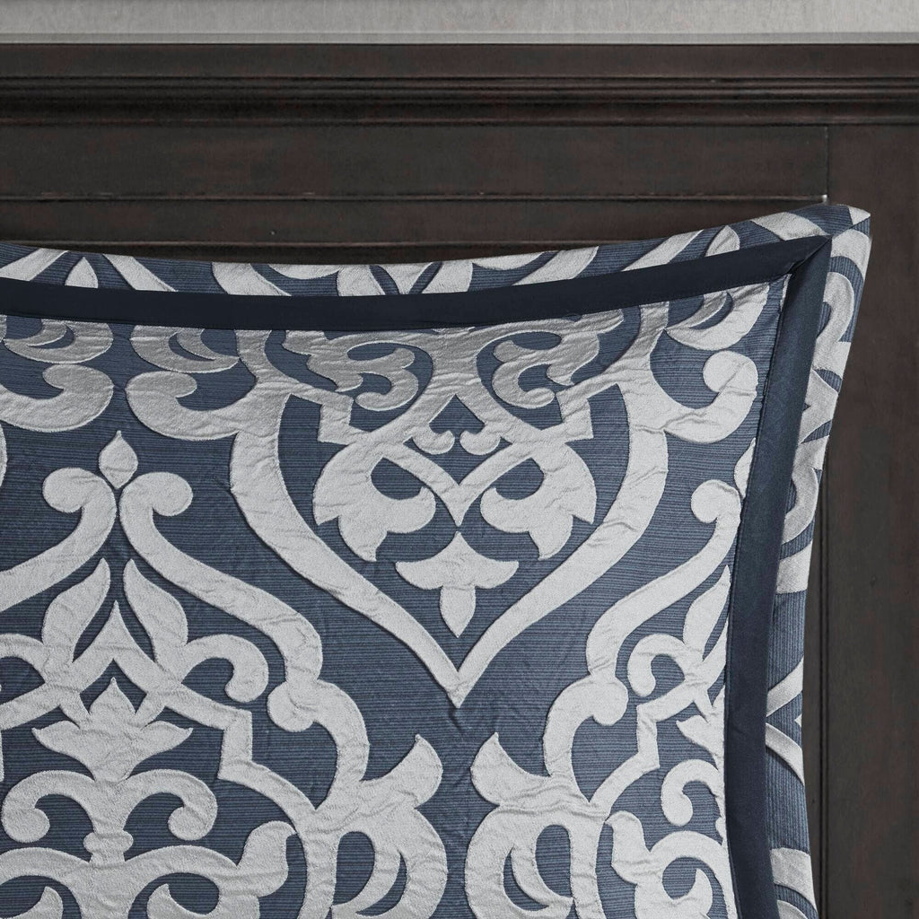 Ensemble de couette jacquard Madison Park Dillon 8 pièces