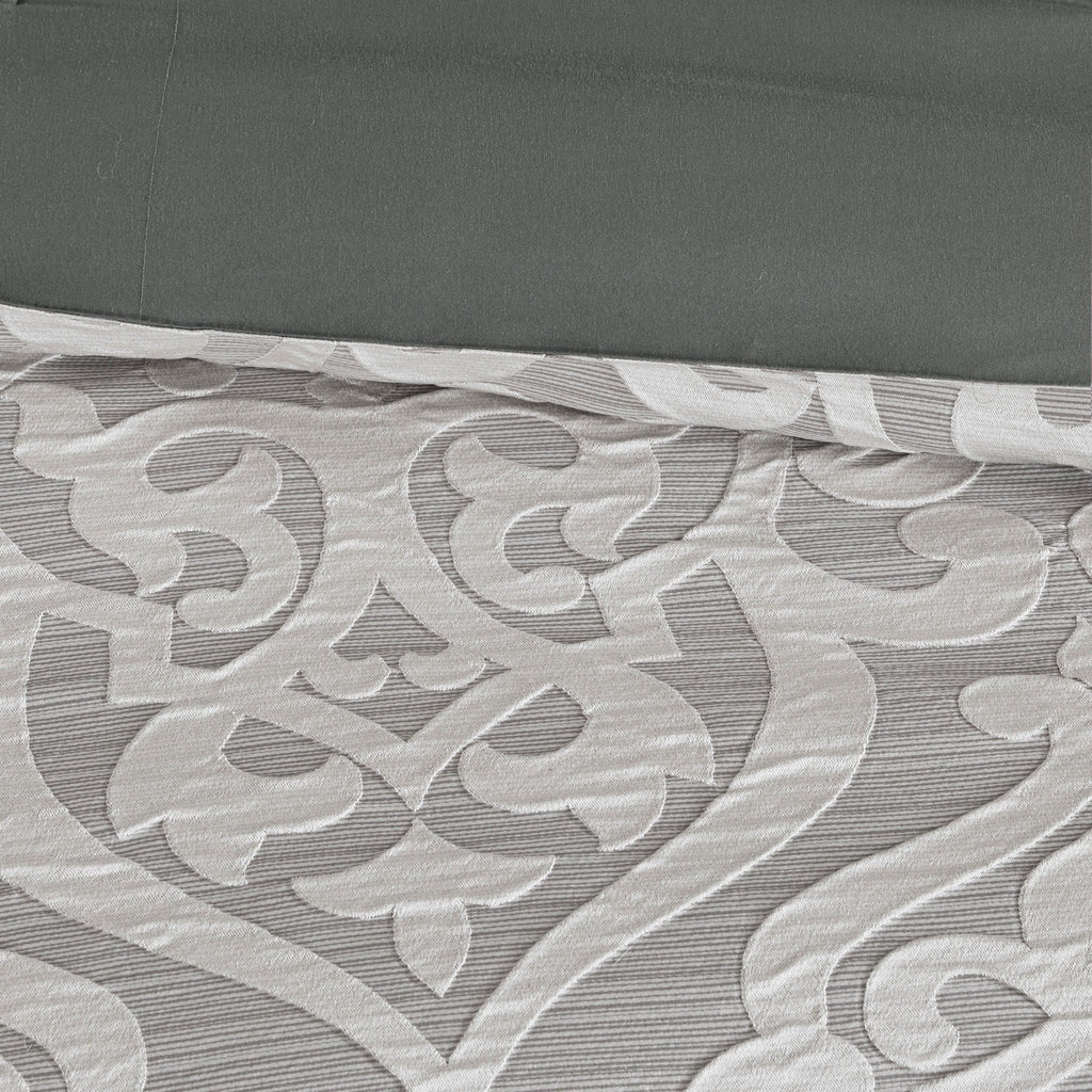 Ensemble de couette jacquard Madison Park Dillon 8 pièces