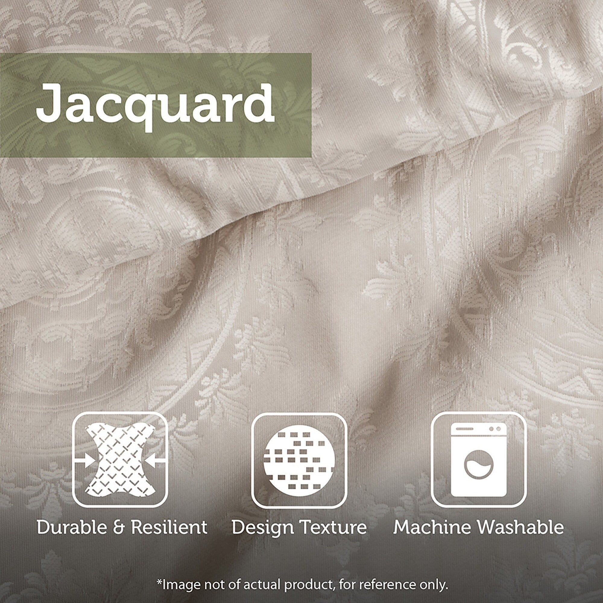 Parure de lit Madison Park Elaine bleu marine 7 pièces en jacquard