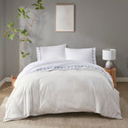 Ensemble de draps 4 pièces en microfibre brodée Madison Park