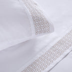 Ensemble de draps 4 pièces en microfibre brodée Madison Park