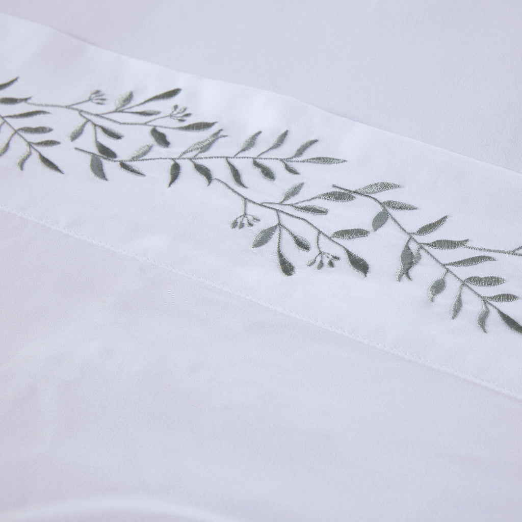 Ensemble de draps 4 pièces en microfibre brodée Madison Park