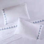 Ensemble de draps 4 pièces en microfibre brodée Madison Park
