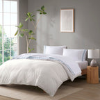 Ensemble de draps 4 pièces en microfibre brodée Madison Park