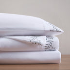 Ensemble de draps 4 pièces en microfibre brodée Madison Park