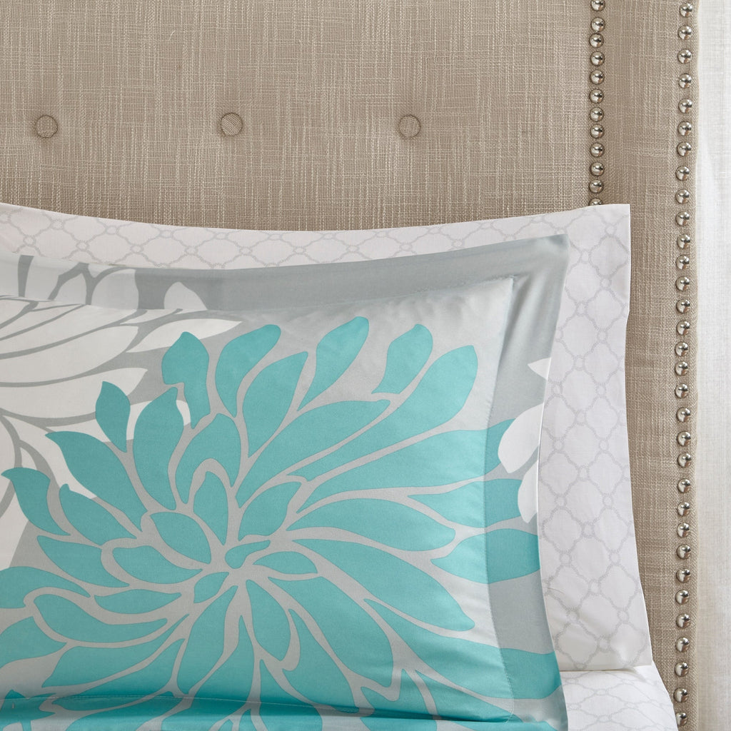 Parure de lit Madison Park Essentials Caldwell complète avec draps en coton