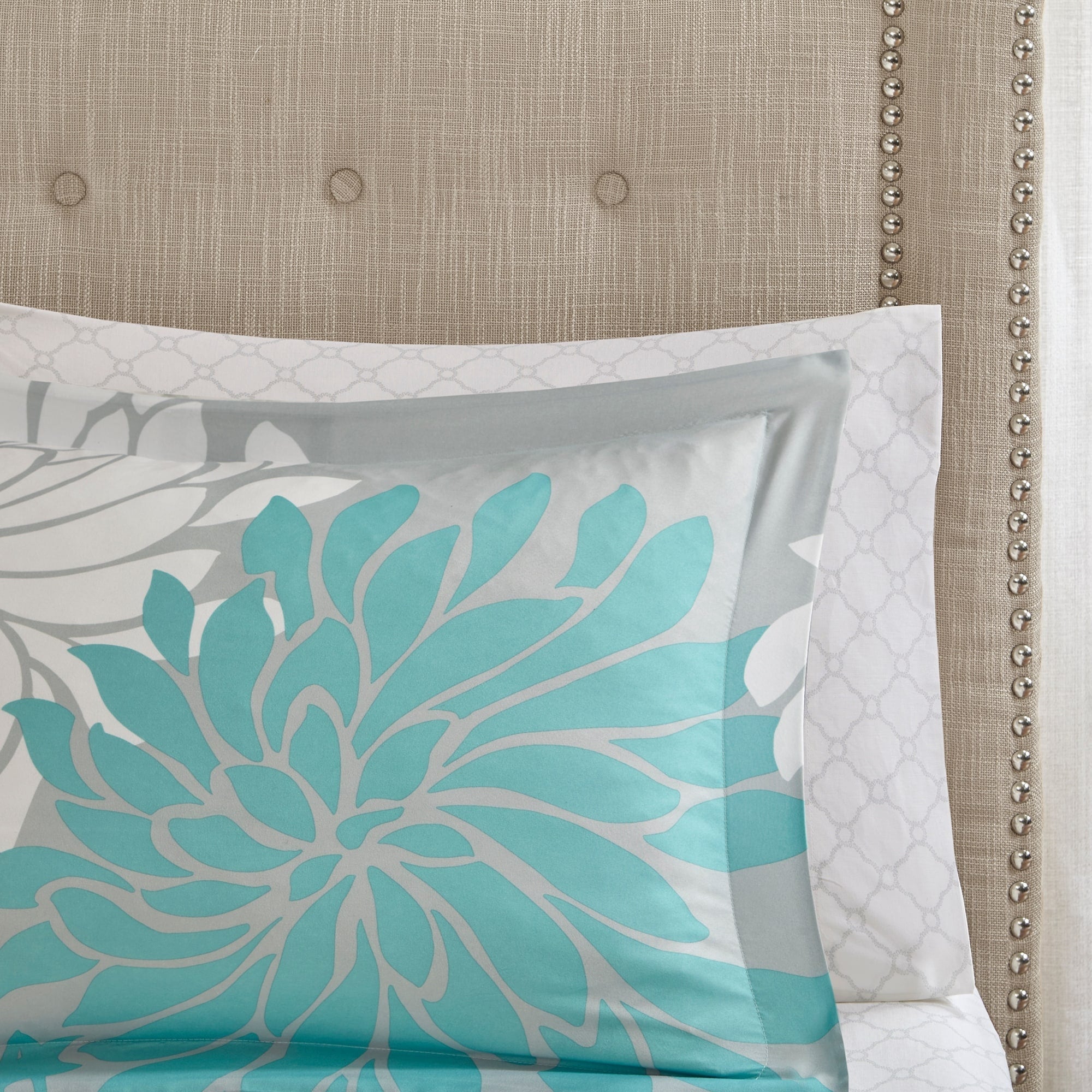 Parure de lit Madison Park Essentials Caldwell complète avec draps en coton