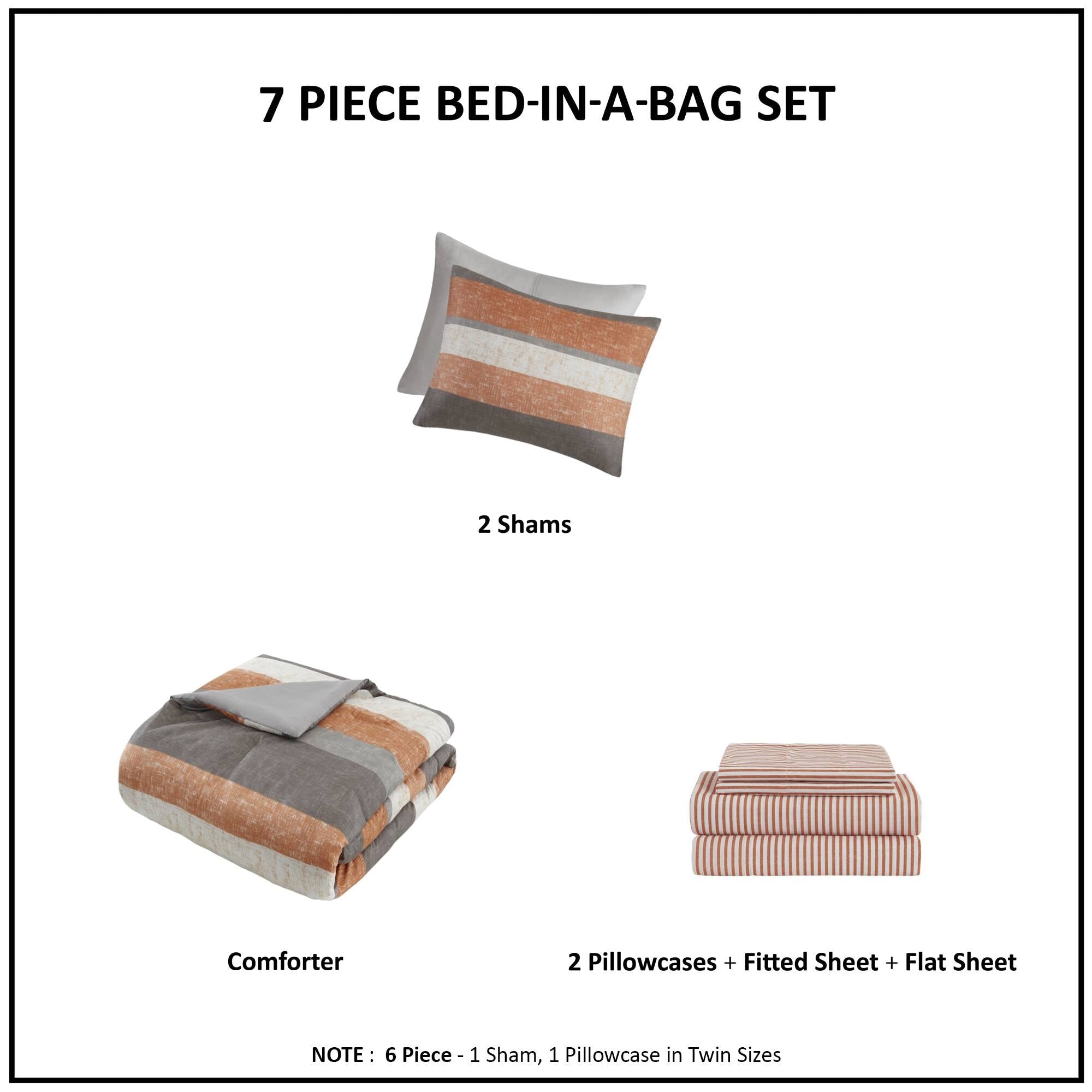 Parure de lit Madison Park Essentials Deacon avec couette et draps