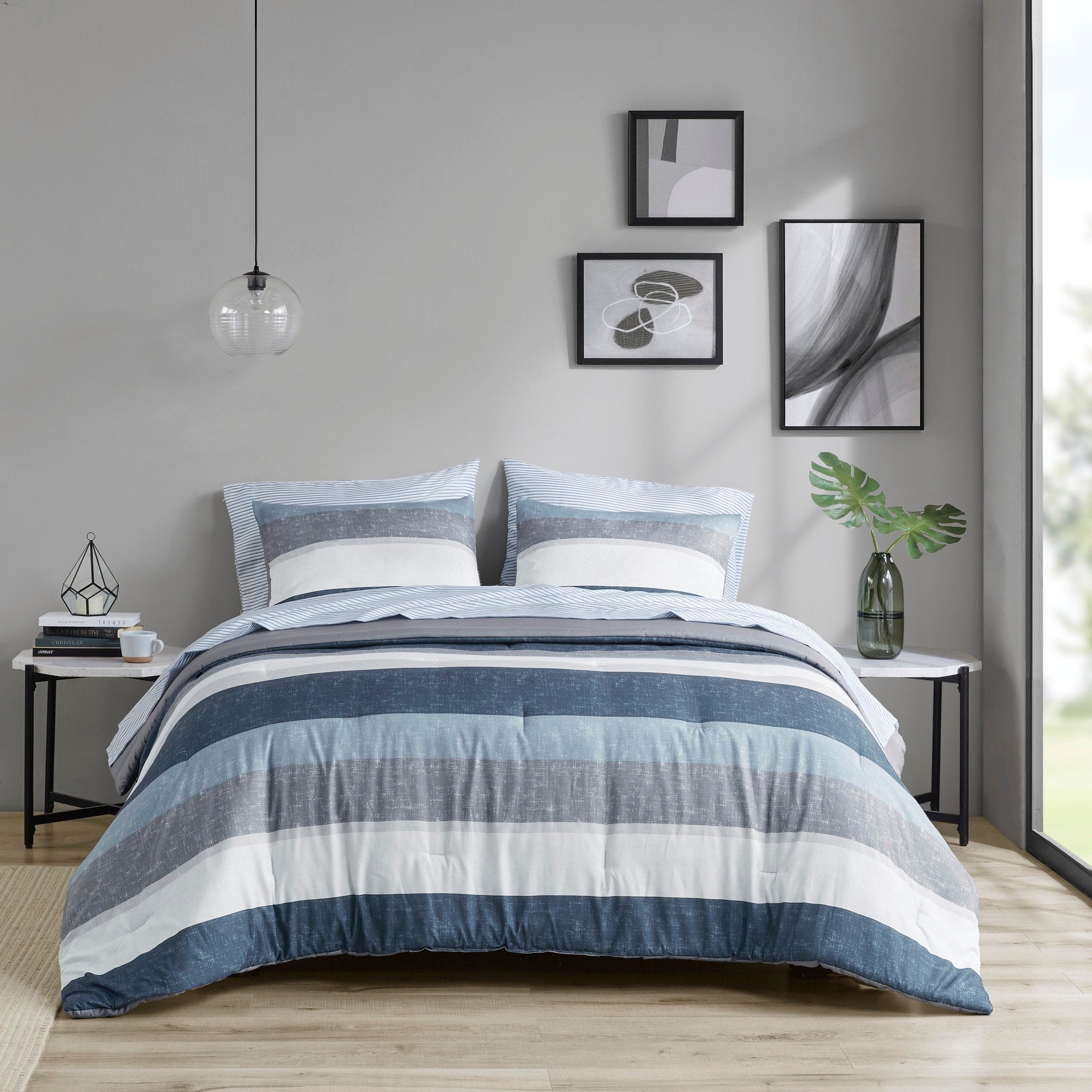 Parure de lit Madison Park Essentials Deacon avec couette et draps