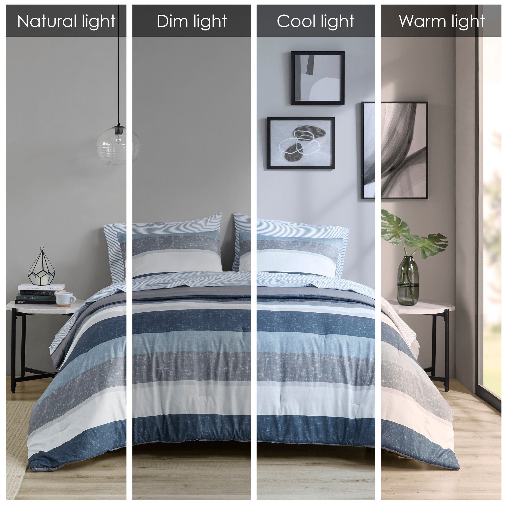 Parure de lit Madison Park Essentials Deacon avec couette et draps