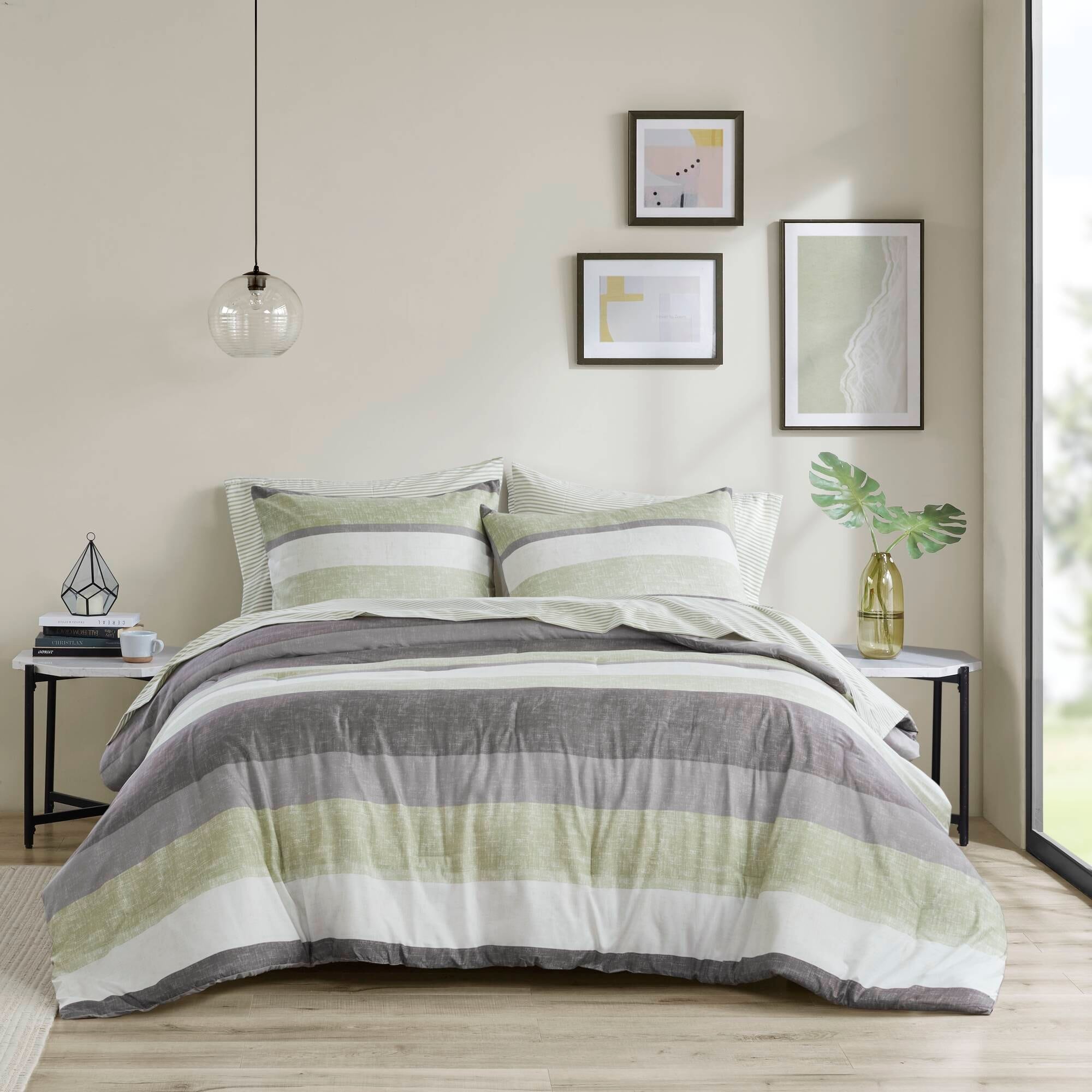 Parure de lit Madison Park Essentials Deacon avec couette et draps