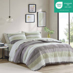 Parure de lit Madison Park Essentials Deacon avec couette et draps