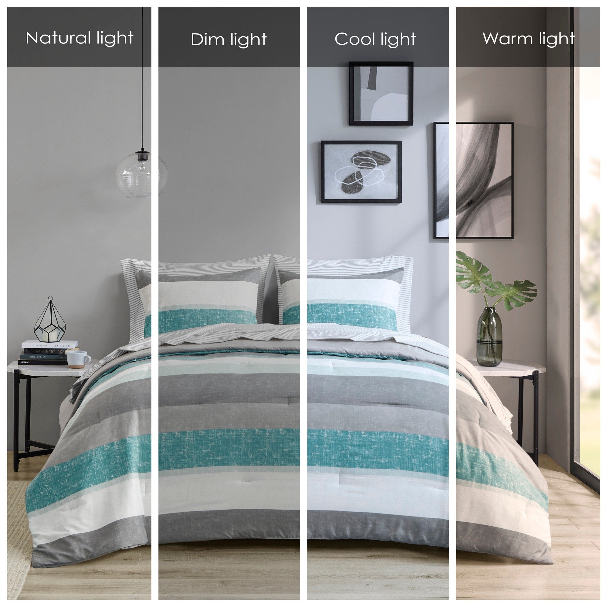 Parure de lit Madison Park Essentials Deacon avec couette et draps