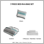 Parure de lit Madison Park Essentials Deacon avec couette et draps