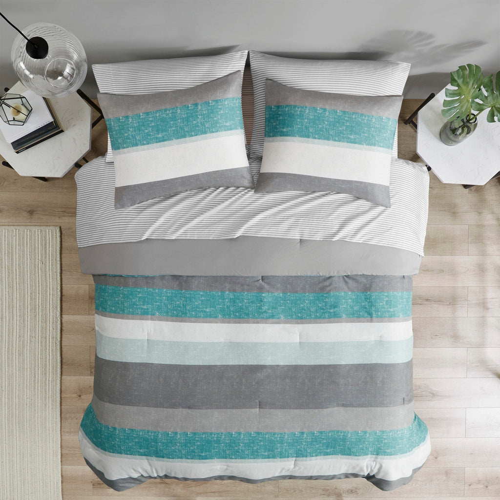 Parure de lit Madison Park Essentials Deacon avec couette et draps