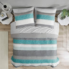 Parure de lit Madison Park Essentials Deacon avec couette et draps