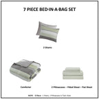 Parure de lit Madison Park Essentials Deacon avec couette et draps