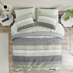 Parure de lit Madison Park Essentials Deacon avec couette et draps